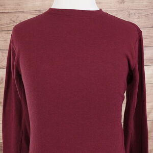 MAGELLAN OUTDOORS CLASSIC FIT MOISTURE WICKING WAFFLE KNIT THERMAL TSHIRT SZ M